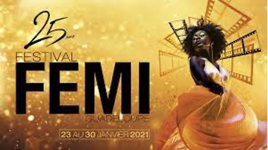 Affiche des 25 ans du festival FEMI Guadeloupe